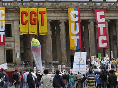 Επικίνδυνη η Κολομβία για τα στελέχη των εργατικών ενώσεων